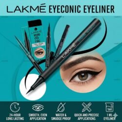 Lakme Eyeconic Kajal EYELINER Pencil Featuring a Smudge / Waterproof Leel