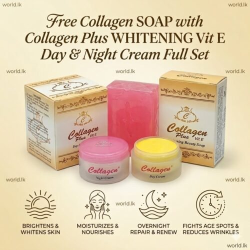 1 (4) FREE SOAP with Collagen Plus Vit E Day & Night Cream Cpve