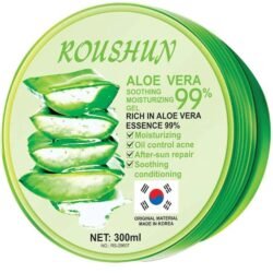 300 ml Roushun NATURAL 99% Aloe Vera Soothing and Moisture Gel Rasg